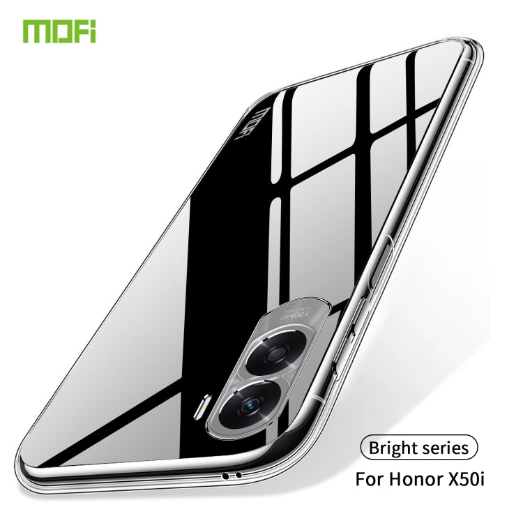 For Honor X50i MOFI Ming Series Transparent Ultra-thin TPU Phone Case - Honor Cases by MOFI | Online Shopping South Africa | PMC TechLife | Buy Now Pay Later Mobicred