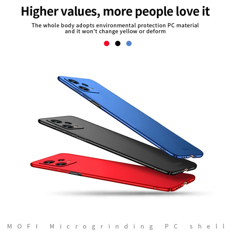 For Redmi Note 12 5G Global MOFI Micro-Frosted PC Ultra-thin Hard Phone Case(Blue) - Note 12 Cases by MOFI | Online Shopping South Africa | PMC TechLife