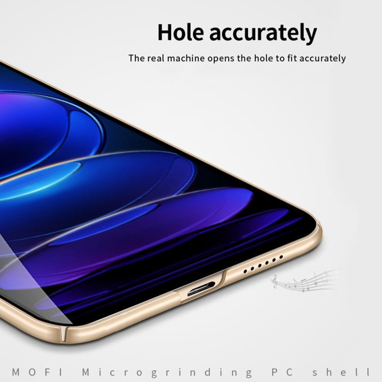 For Xiaomi Redmi Note 12 Pro 5G Global MOFI Micro-Frosted PC Ultra-thin Hard Phone Case(Blue) - Xiaomi Cases by MOFI | Online Shopping South Africa | PMC TechLife | Buy Now Pay Later Mobicred