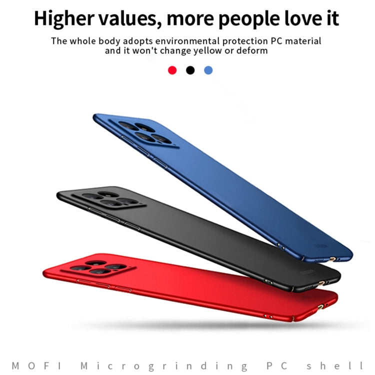 For Xiaomi 14 MOFI Micro-Frosted PC Ultra-thin Hard Phone Case(Blue) - free shipping - PMC TechLife - Order now!