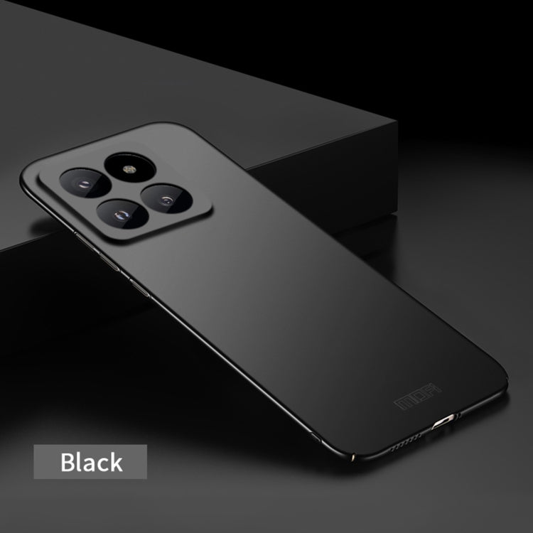 For Xiaomi 14 Pro MOFI Micro-Frosted PC Ultra-thin Hard Phone Case(Black) - 14 Pro Cases by MOFI | Online Shopping South Africa | PMC TechLife | Buy Now Pay Later Mobicred