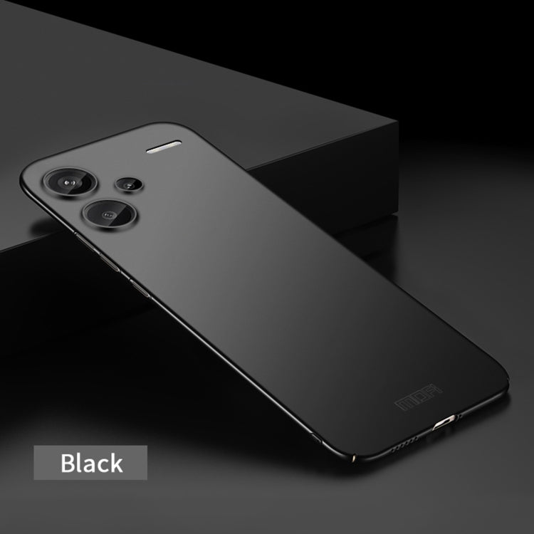 For Xiaomi Redmi Note 13 Pro+ MOFI Micro-Frosted PC Ultra-thin Hard Phone Case(Black) - Xiaomi Cases by MOFI | Online Shopping South Africa | PMC TechLife | Buy Now Pay Later Mobicred