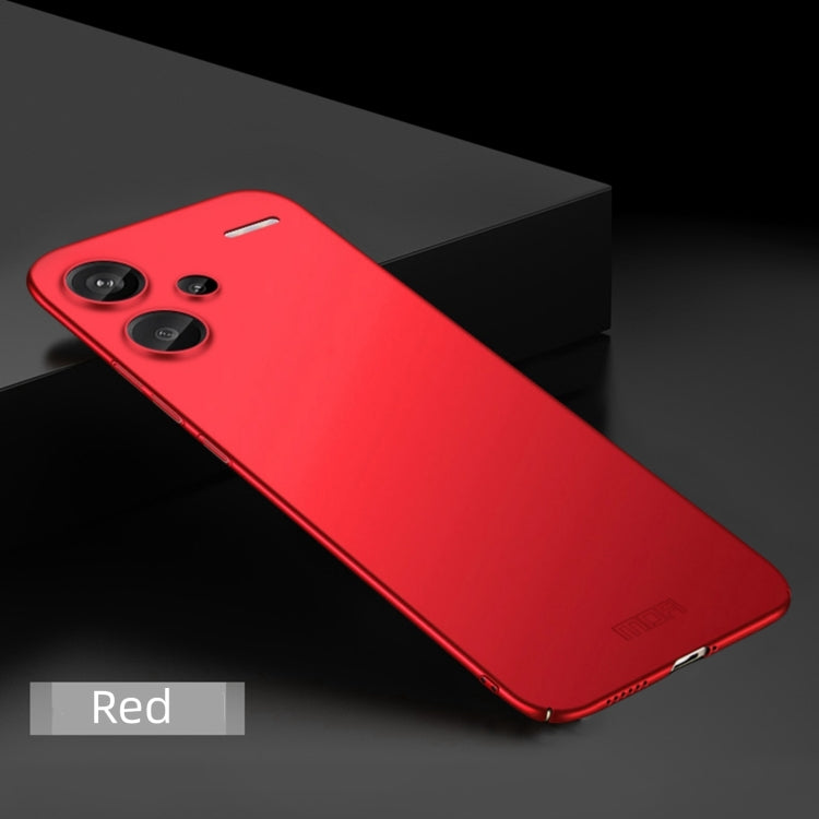 For Redmi Note 13 Pro+ MOFI Micro-Frosted PC Ultra-thin Hard Phone Case(Red) - Note 13 Pro+ Cases by MOFI | Online Shopping South Africa | PMC TechLife