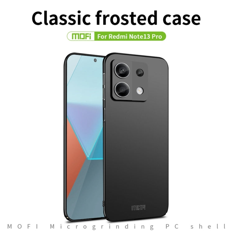 For Redmi Note 13 Pro 5G MOFI Micro-Frosted PC Ultra-thin Hard Phone Case(Blue) - Note 13 Pro Cases by MOFI | Online Shopping South Africa | PMC TechLife
