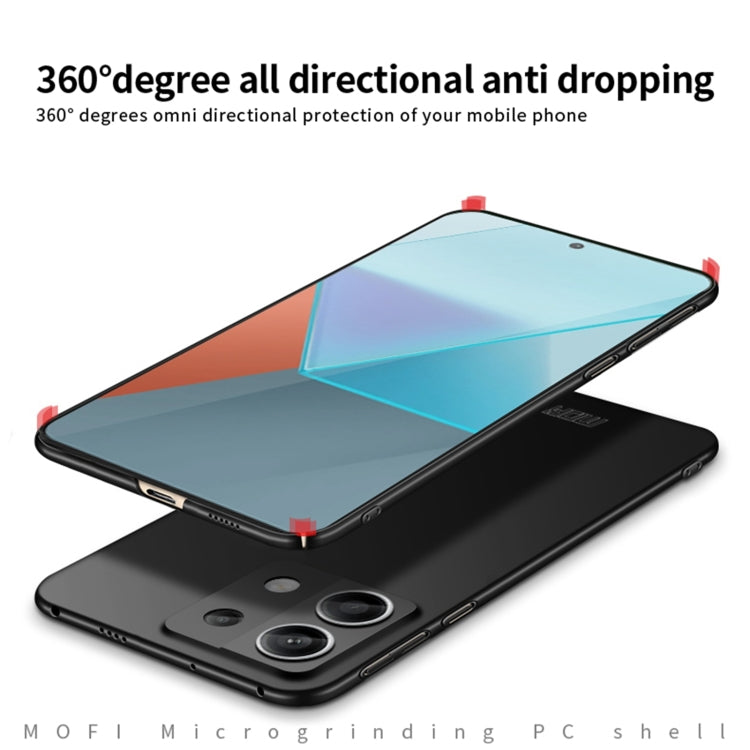 For Xiaomi Redmi Note 13 Pro 5G MOFI Micro-Frosted PC Ultra-thin Hard Phone Case(Red) - Xiaomi Cases by MOFI | Online Shopping South Africa | PMC TechLife | Buy Now Pay Later Mobicred