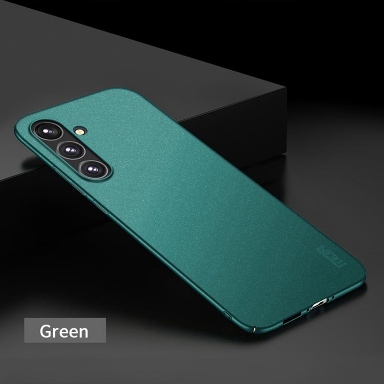 For Samsung Galaxy A34 5G MOFI Fandun Series Frosted PC Ultra-thin All-inclusive Phone Case(Green) - Galaxy Phone Cases by MOFI | Online Shopping South Africa | PMC TechLife | Buy Now Pay Later Mobicred