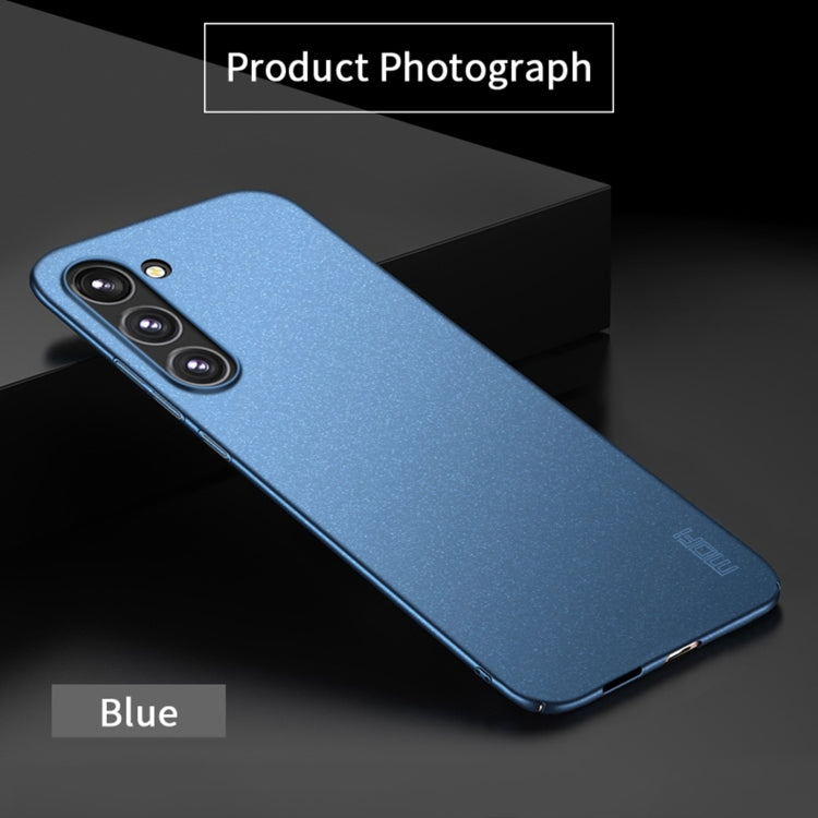For Samsung Galaxy S24+ 5G MOFI Fandun Series Frosted PC Ultra-thin All-inclusive Phone Case(Blue) - Galaxy S24+ 5G Cases by MOFI | Online Shopping South Africa | PMC TechLife