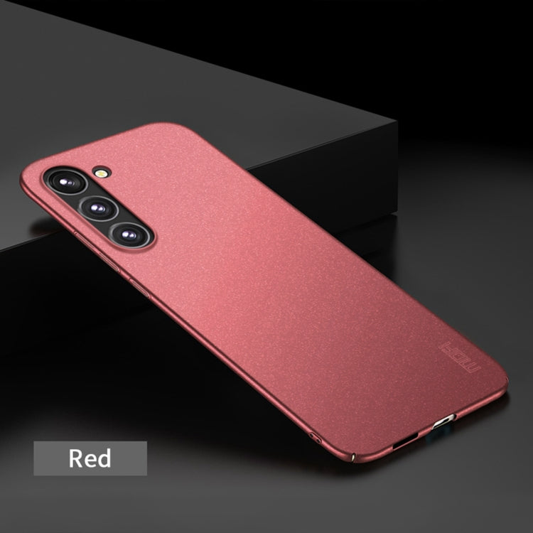 For Samsung Galaxy S24+ 5G MOFI Fandun Series Frosted PC Ultra-thin All-inclusive Phone Case(Red) - Galaxy S24+ 5G Cases by MOFI | Online Shopping South Africa | PMC TechLife