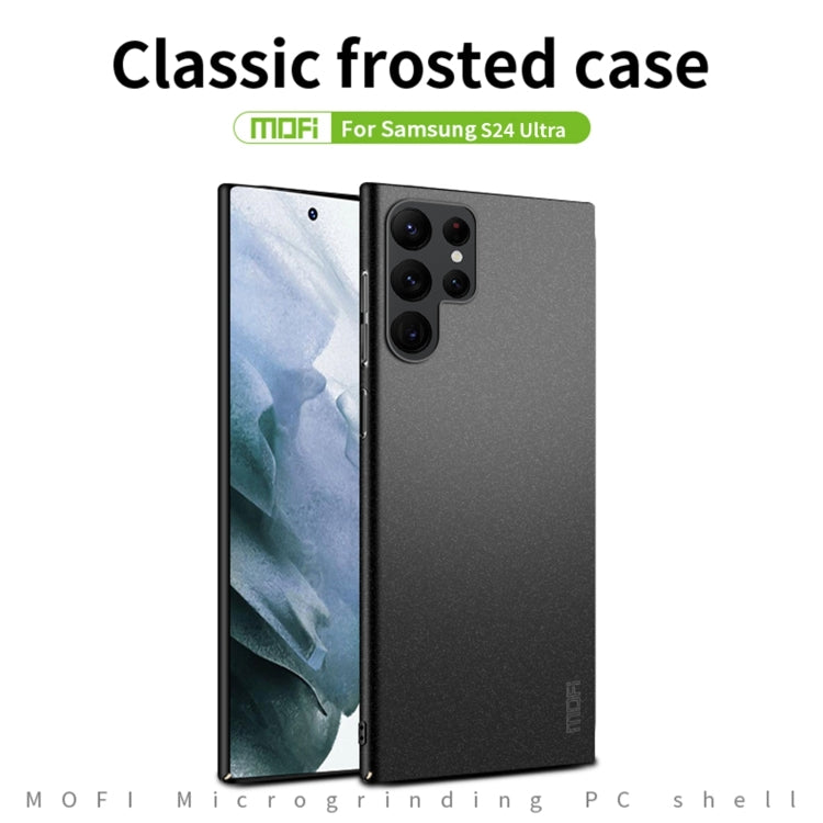 For Samsung Galaxy S24 Ultra 5G MOFI Fandun Series Frosted PC Ultra-thin All-inclusive Phone Case(Gray) - Galaxy S24 Ultra 5G Cases by MOFI | Online Shopping South Africa | PMC TechLife | Buy Now Pay Later Mobicred