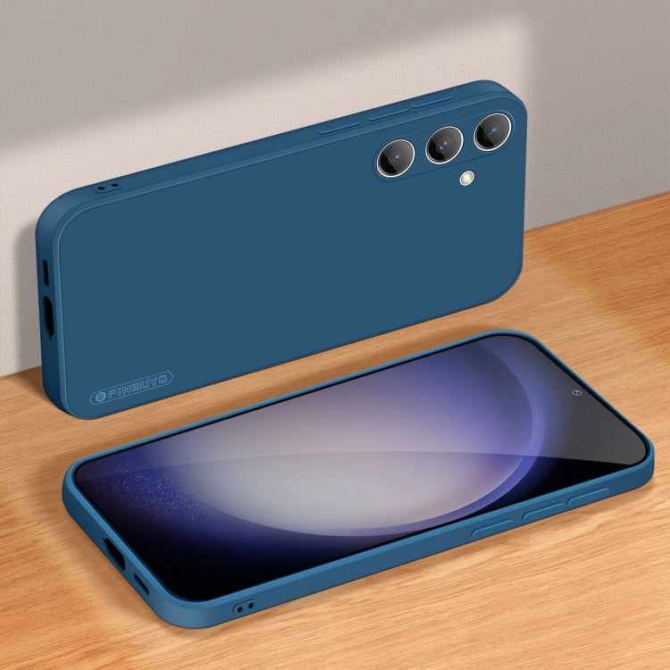 For Samsung Galaxy S24 5G PINWUYO Sense Series Liquid Silicone TPU Phone Case(Blue) - free shipping - PMC Jewellery - Order now!