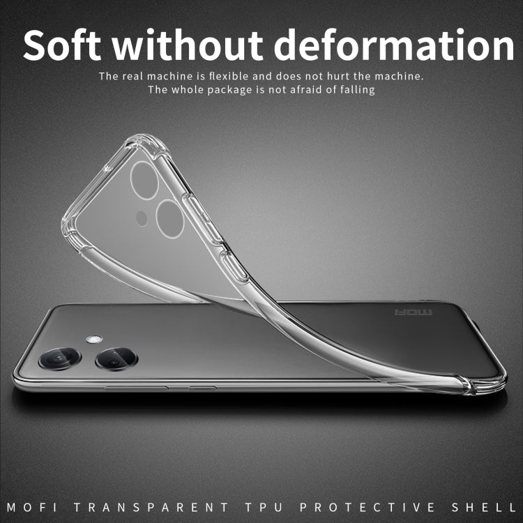 For OPPO K11 MOFI Ming Series Transparent Ultra-thin TPU Phone Case(Transparent) - OPPO Cases by MOFI | Online Shopping South Africa | PMC TechLife