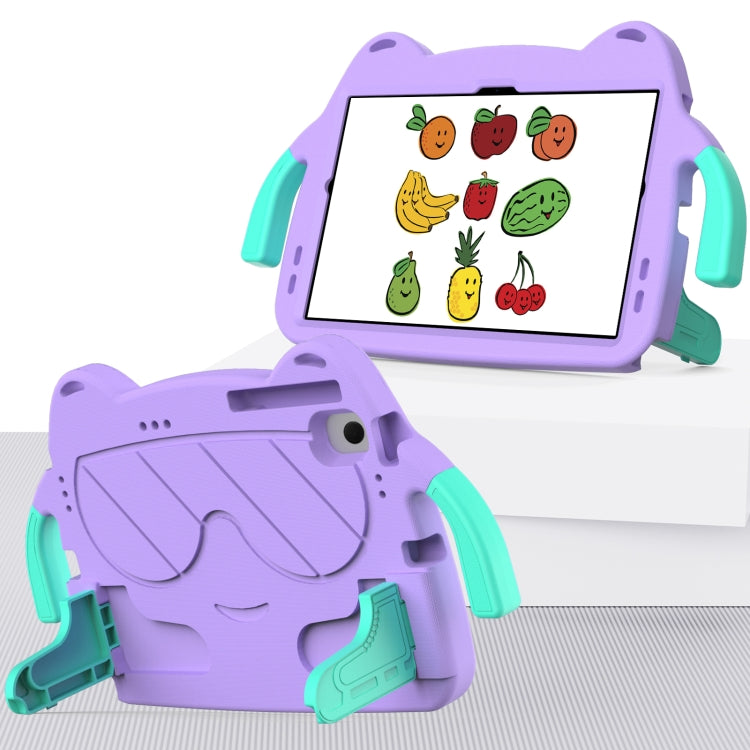 For Lenovo Tab M10 Plus TB-125 2022 Ice Baby EVA Shockproof Hard PC Tablet Case(Light Purple+Mint Green) - Lenovo by PMC TechLife | Online Shopping South Africa | PMC TechLife | Buy Now Pay Later Mobicred