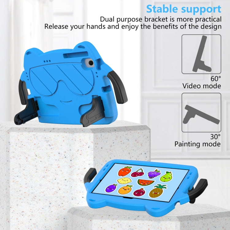 For Lenovo Tab M10 Plus TB-125 2022 Ice Baby EVA Shockproof Hard PC Tablet Case(Sky Blue+Black) - Lenovo by PMC TechLife | Online Shopping South Africa | PMC TechLife | Buy Now Pay Later Mobicred