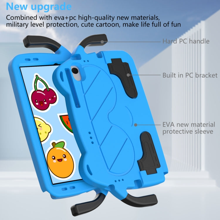 For Lenovo Tab M10 Plus TB-125 2022 Ice Baby EVA Shockproof Hard PC Tablet Case(Sky Blue+Black) - Lenovo by PMC TechLife | Online Shopping South Africa | PMC TechLife | Buy Now Pay Later Mobicred