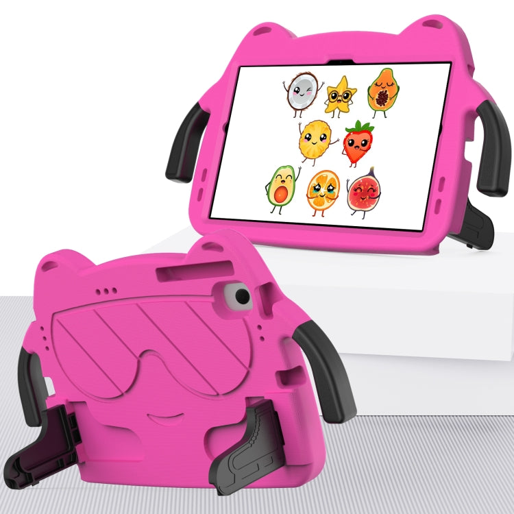 For Lenovo Tab M10 Plus TB-125 2022 Ice Baby EVA Shockproof Hard PC Tablet Case(Rose Red+Black) - Lenovo by PMC TechLife | Online Shopping South Africa | PMC TechLife | Buy Now Pay Later Mobicred