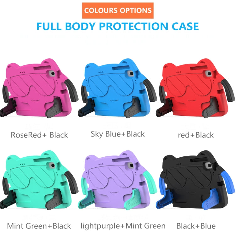 For Lenovo Tab M10 Plus TB-125 2022 Ice Baby EVA Shockproof Hard PC Tablet Case(Light Purple+Mint Green) - Lenovo by PMC TechLife | Online Shopping South Africa | PMC TechLife | Buy Now Pay Later Mobicred