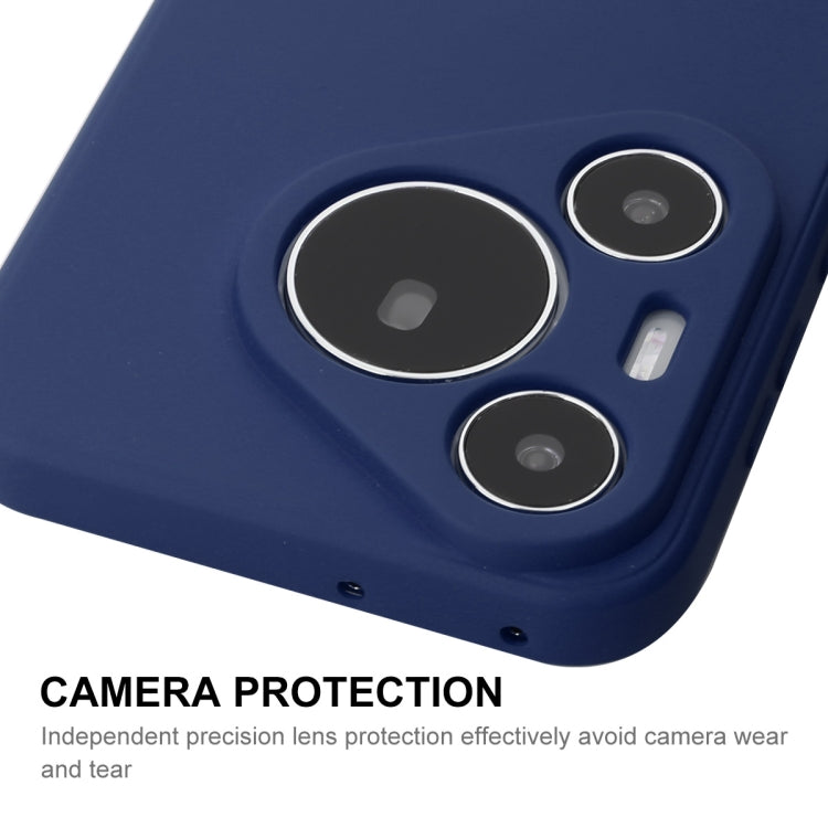 For Huawei Pura 70 ENKAY Hat-Prince Liquid Silicone Shockproof Protective Soft Case(Dark Green) - Huawei Cases by ENKAY | Online Shopping South Africa | PMC Jewellery | Buy Now Pay Later Mobicred