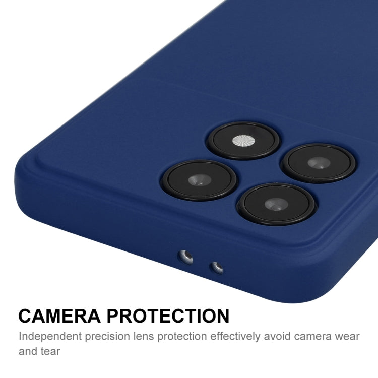 For Xiaomi Poco F6 Pro / Redmi K70 ENKAY Hat-Prince Liquid Silicone Shockproof Soft Phone Case(Dark Blue) - Xiaomi Cases by ENKAY | Online Shopping South Africa | PMC Jewellery | Buy Now Pay Later Mobicred