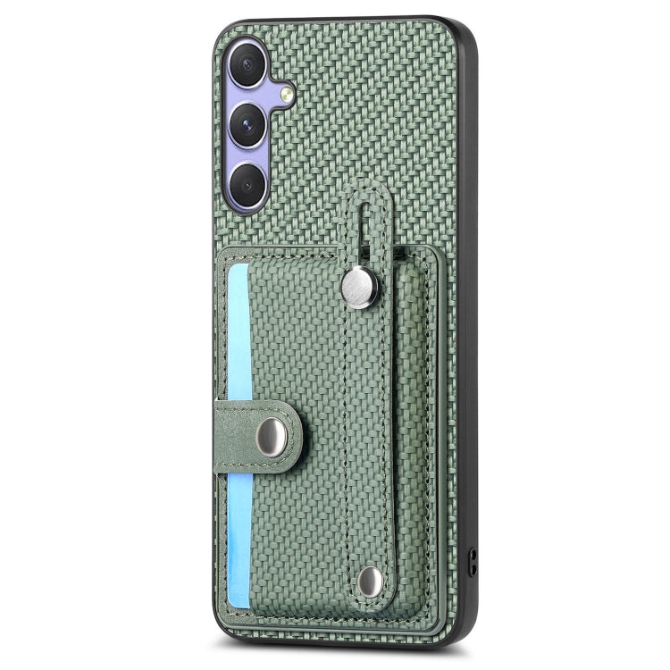 For Samsung Galaxy S25 Ultra 5G Wristband Kickstand Wallet Back Phone Case with Tool Knife(Green) - Galaxy S25 Ultra 5G Cases by PMC TechLife | Online Shopping South Africa | PMC TechLife | Buy Now Pay Later Mobicred