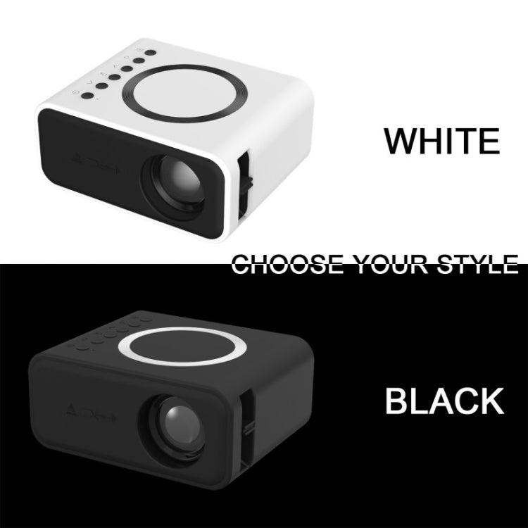 YT300 Home Multimedia Mini Remote Projector Support Mobile Phone(EU Plug Black) - Mini Projector by PMC TechLife | Online Shopping South Africa | PMC TechLife | Buy Now Pay Later Mobicred