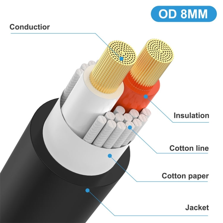 JUNSUNMAY Speakon Male to 6.35mm Male Audio Speaker Adapter Cable with Snap Lock, Length:6FT - free shipping - PMC Jewellery - Order now!