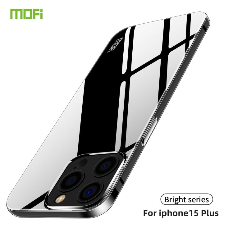 For iPhone 15 Plus MOFI Ming Series Ultra-thin TPU Phone Case(Transparent) - free shipping - PMC TechLife - Order now!