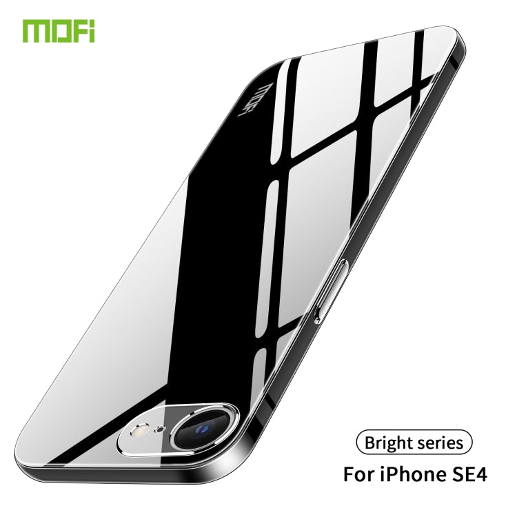 For iPhone 16e MOFI Ming Series Ultra-thin TPU Phone Case(Transparent) - iPhone 16e Cases by MOFI | Online Shopping South Africa | PMC TechLife | Buy Now Pay Later Mobicred