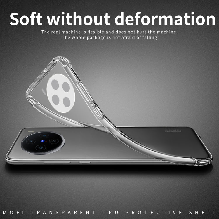 For vivo X100s MOFI Ming Series Ultra-thin TPU Phone Case(Transparent) - vivo Cases by MOFI | Online Shopping South Africa | PMC TechLife | Buy Now Pay Later Mobicred