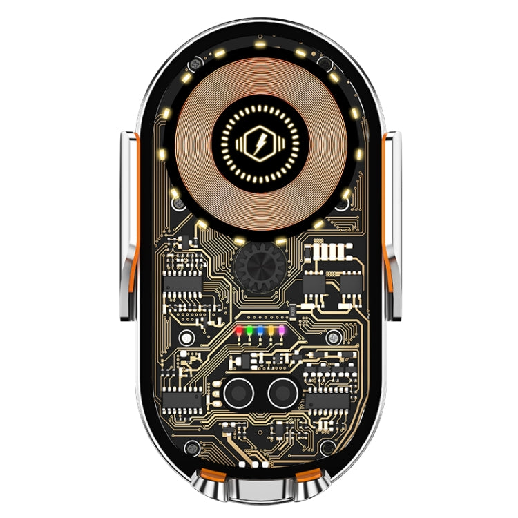 C12 Wireless Fast Charging Car Bracket Interior Cup Air Outlet Fixing Clip Induction Luminous LOGO - free shipping - PMC TechLife - Order now!