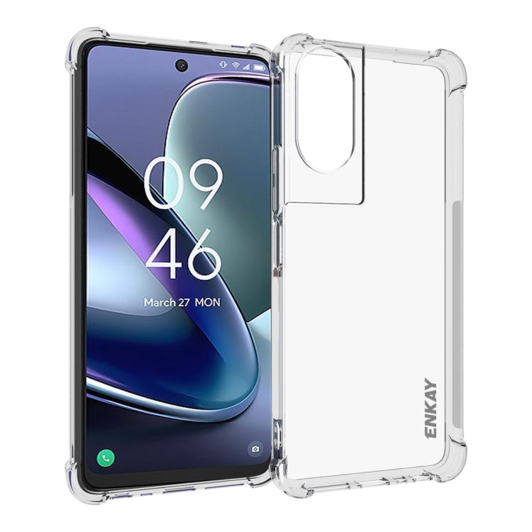 For TCL 50 5G ENKAY Hat-Prince Transparent TPU Shockproof Phone Case - free shipping - PMC Jewellery - Order now!