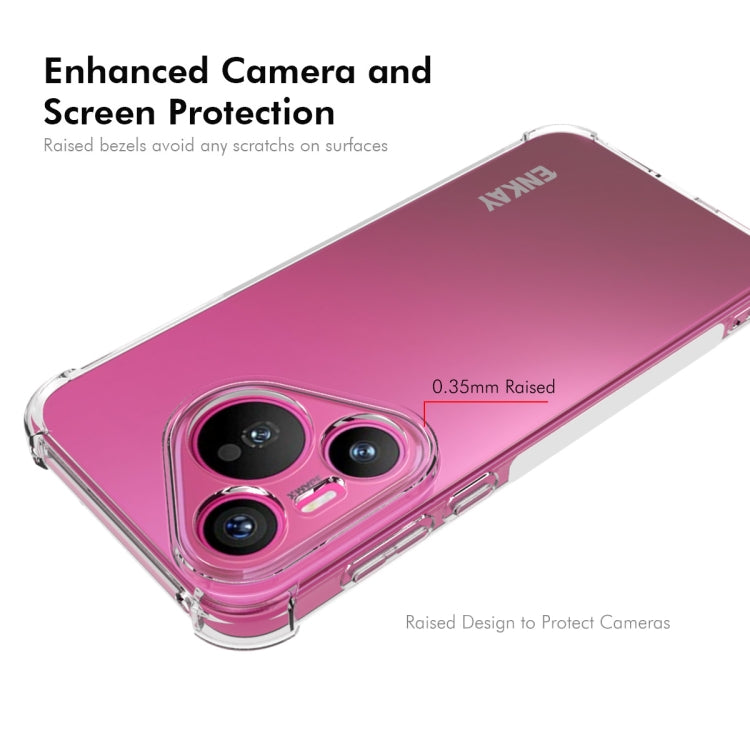 For Huawei Pura 70 Pro / 70 Pro+ ENKAY Hat-Prince Transparent TPU Shockproof Phone Case - free shipping - PMC Jewellery - Order now!