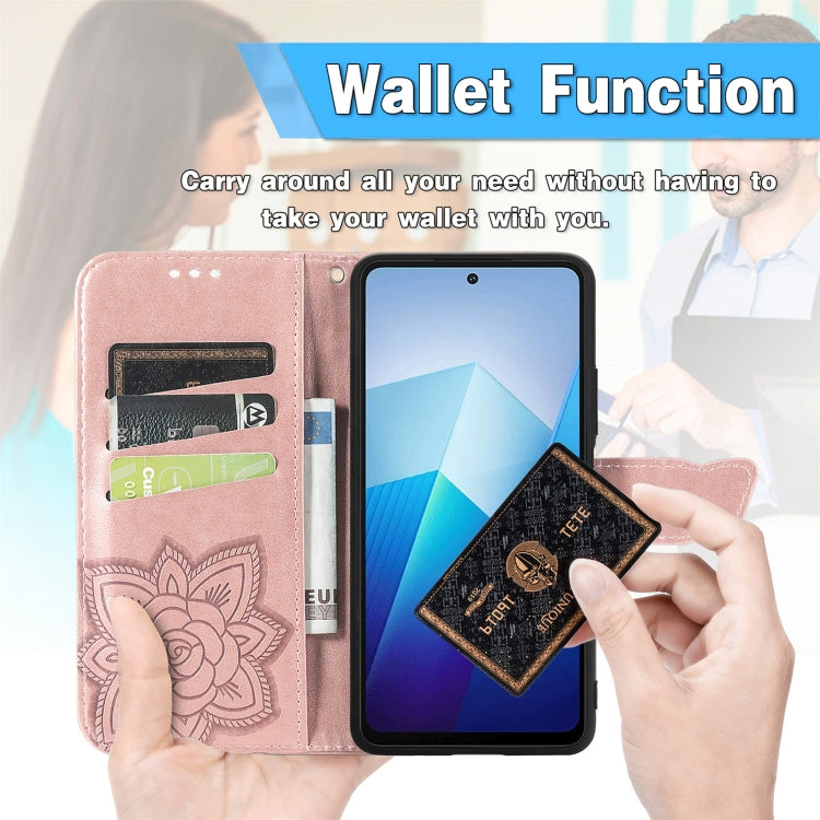 For vivo X100 Pro Butterfly Love Flower Embossed Leather Phone Case(Lavender) - vivo Cases by imak | Online Shopping South Africa | PMC Jewellery | Buy Now Pay Later Mobicred