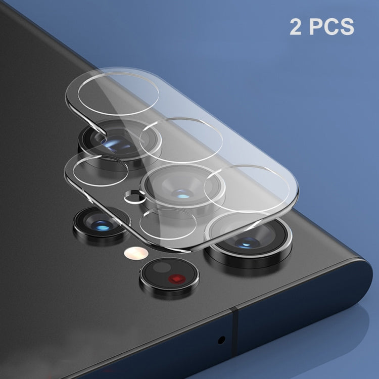 For Samsung Galaxy S24 Ultra 5G 2pcs ENKAY Hat-Prince 9H Rear Camera Lens Tempered Glass Film(Transparent) - free shipping - PMC Jewellery - Order now!