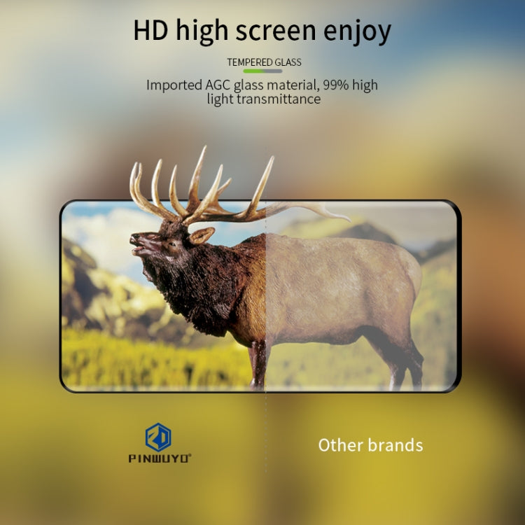 For Xiaomi 14 Ultra PINWUYO 9H 3D Hot Bending Tempered Glass Film(Black) - free shipping - PMC TechLife - Order now!