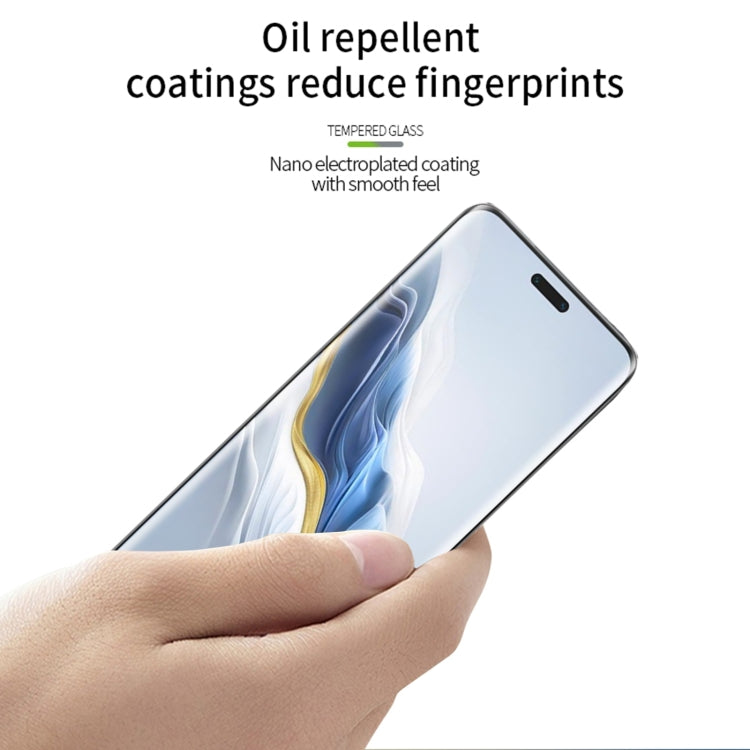 For Honor Magic6 Pro MOFI 9H 3D Hot Bending Tempered Glass Film(Black) - free shipping - PMC TechLife - Order now!