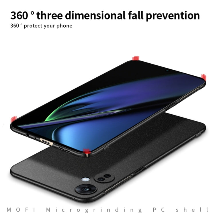 For OPPO K11X 5G MOFI Fandun Series Frosted PC Ultra-thin All-inclusive Phone Case(Green) - OPPO Cases by MOFI | Online Shopping South Africa | PMC TechLife