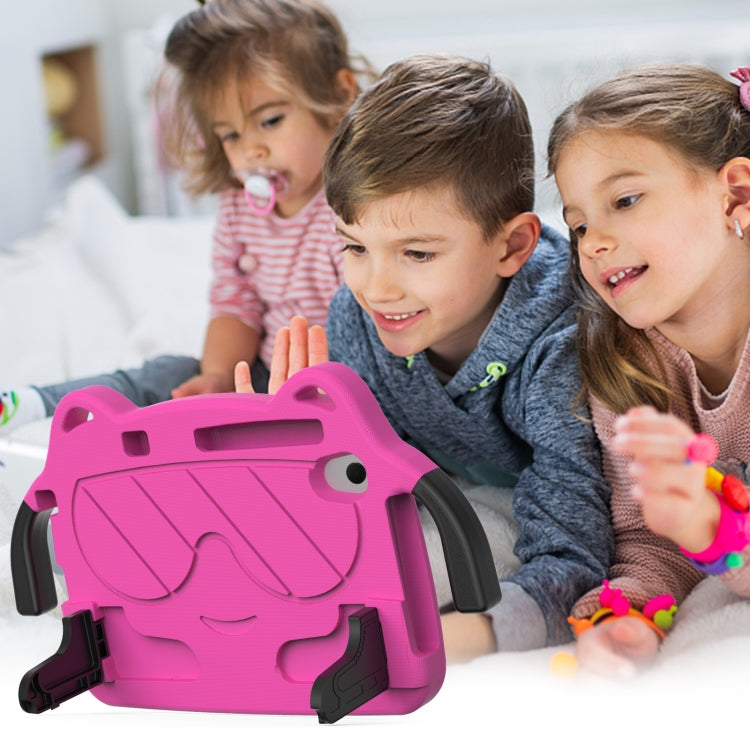 For Lenovo Tab M8 HD 8505F/X8705F 2rd Gen Ice Baby EVA Shockproof Hard PC Tablet Case(Rose Red+Black) - Lenovo by PMC TechLife | Online Shopping South Africa | PMC TechLife | Buy Now Pay Later Mobicred