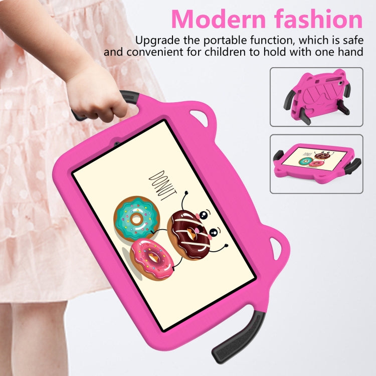 For Lenovo Tab M8 8506X 3rd Gen Ice Baby EVA Shockproof Hard PC Tablet Case(Rose Red+Black) - Lenovo by PMC TechLife | Online Shopping South Africa | PMC TechLife | Buy Now Pay Later Mobicred