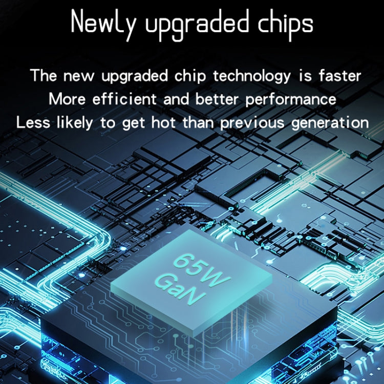 GaN PD65W Type-C x 2 + USB3.0 Charger with Type-C to Type-C Data Cable ,UK Plug(White) - free shipping - PMC Jewellery - Order now!