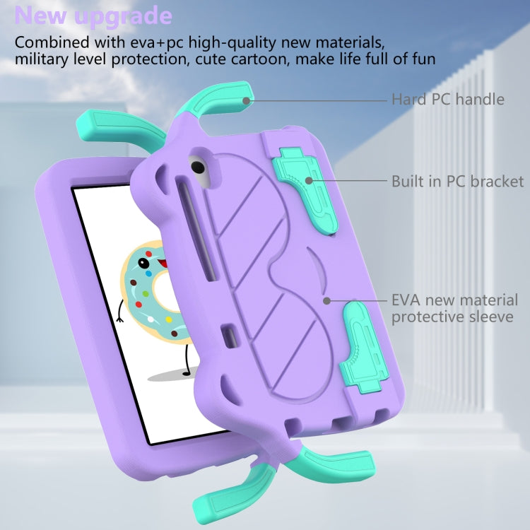 For TCL LE 2023 / Tab 8 2022 Ice Baby EVA Shockproof Hard PC Tablet Case(Light Purple+Mint Green) - Others by PMC TechLife | Online Shopping South Africa | PMC TechLife | Buy Now Pay Later Mobicred