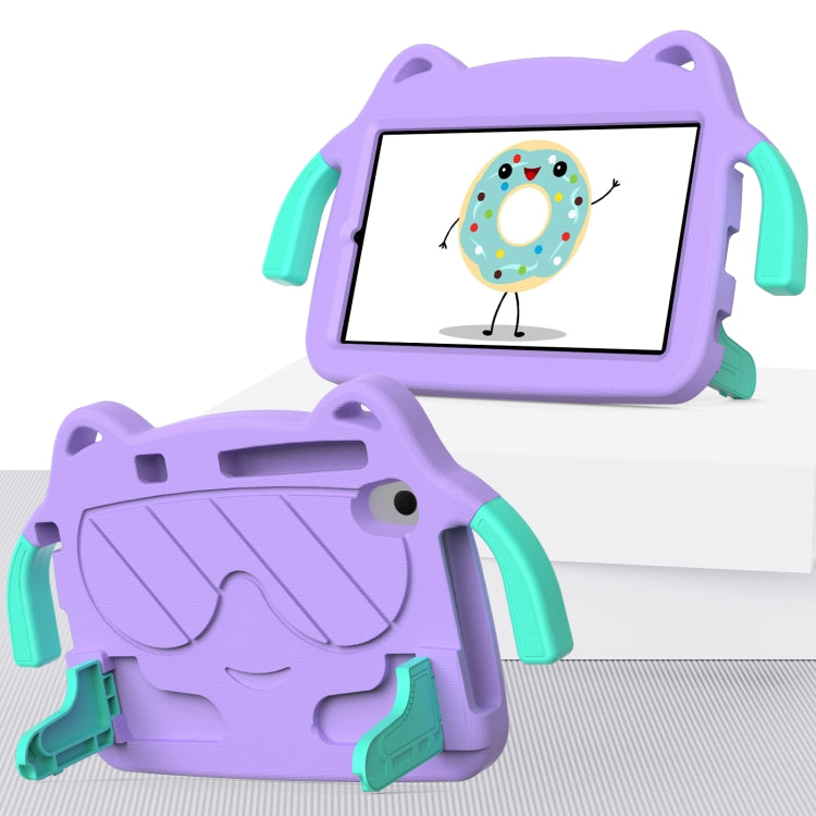 For Huawei MatePad T8 8.0 2020 Ice Baby EVA Shockproof Hard PC Tablet Case(Light Purple+Mint Green) - Huawei by PMC TechLife | Online Shopping South Africa | PMC TechLife | Buy Now Pay Later Mobicred