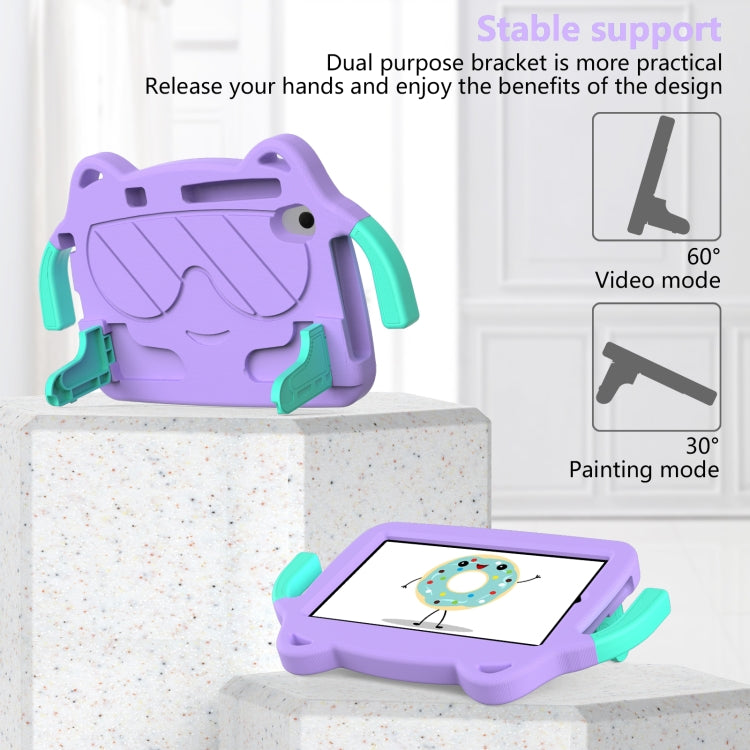 For Huawei MediaPad M5 Lite 8.0 Ice Baby EVA Shockproof Hard PC Tablet Case(Light Purple+Mint Green) - Huawei by PMC TechLife | Online Shopping South Africa | PMC TechLife | Buy Now Pay Later Mobicred
