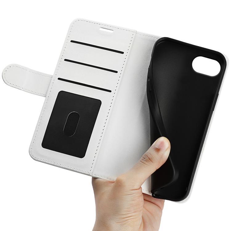 For iPhone 16e R64 Texture Horizontal Flip Leather Phone Case(White) - iPhone 16e Cases by PMC TechLife | Online Shopping South Africa | PMC TechLife | Buy Now Pay Later Mobicred