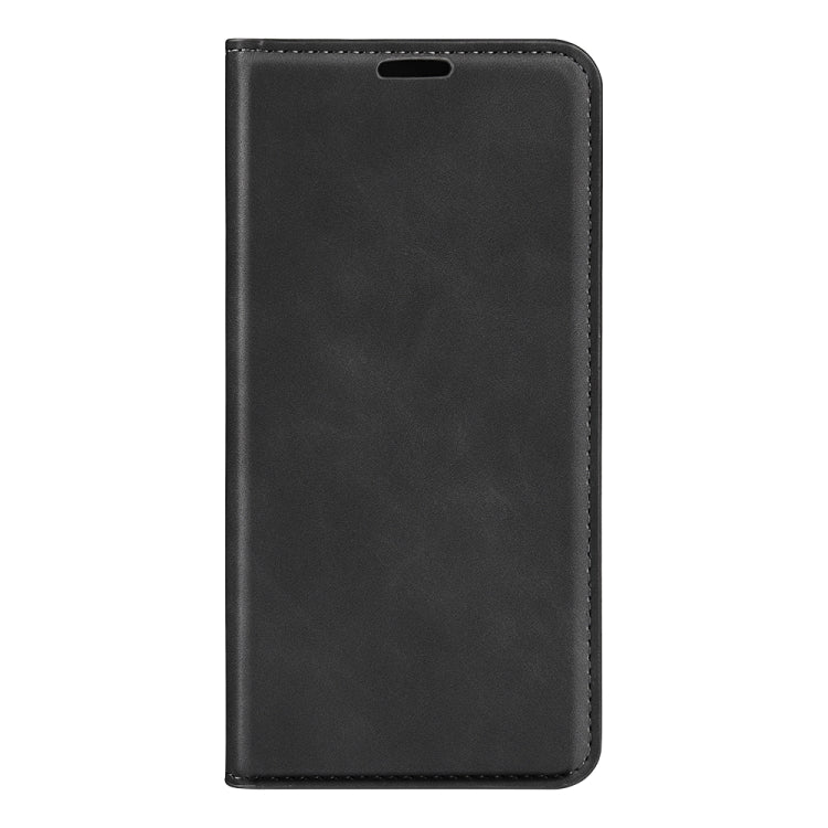 For iPhone 16 Pro Max Retro-skin Magnetic Suction Leather Phone Case(Black) - iPhone 16 Pro Max Cases by PMC TechLife | Online Shopping South Africa | PMC TechLife | Buy Now Pay Later Mobicred