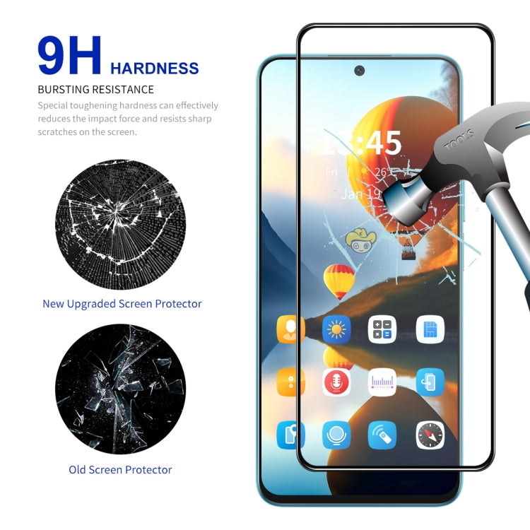 For Xiaomi Poco M6 Pro 4G 10pcs ENKAY Hat-Prince Full Glue High Aluminum-silicon Tempered Glass Film -  by ENKAY | Online Shopping South Africa | PMC TechLife | Buy Now Pay Later Mobicred