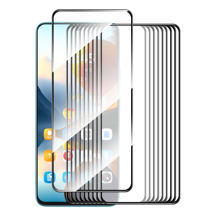 For Redmi K70 Ultra 10pcs ENKAY Hat-Prince Full Glue High Aluminum-silicon Tempered Glass Film - free shipping - PMC Jewellery - Order now!
