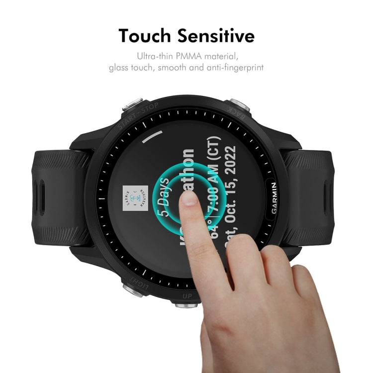 For Garmin Forerunner 955 / 955 Solar 2pcs ENKAY 3D Full Coverage Soft PC Edge PMMA HD Screen Protector Film - free shipping - PMC TechLife - Order now!