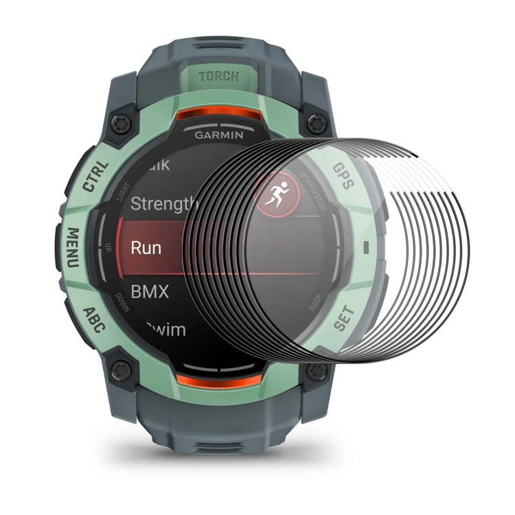 For Garmin Instinct 3 AMOLED / Solar 50mm 10pcs ENKAY 3D Full Coverage Soft PC Edge PMMA HD Screen Protector Film - free shipping - PMC TechLife - Order now!