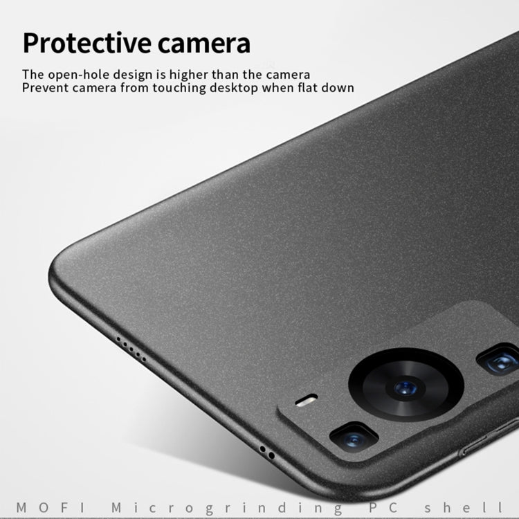 For Huawei P60 / P60 Pro MOFI Fandun Series Frosted PC Ultra-thin All-inclusive Phone Case(Blue) - Huawei Cases by MOFI | Online Shopping South Africa | PMC TechLife | Buy Now Pay Later Mobicred