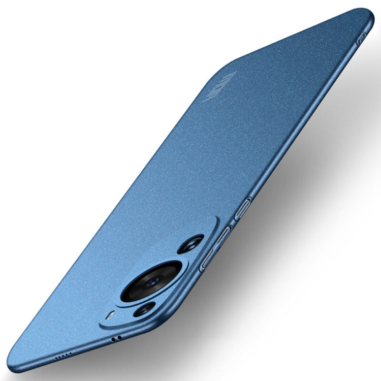 For Huawei P60 Art MOFI Fandun Series Frosted PC Ultra-thin All-inclusive Phone Case(Blue) - Huawei Cases by MOFI | Online Shopping South Africa | PMC TechLife